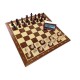 Profesjonalny Zestaw Turniejowy nr 3: szachownica drewniana, intarsjowana nr 6 + figury drewniane Staunton nr 6/II + zegar elektroniczny DGT 3000 (Z-26)